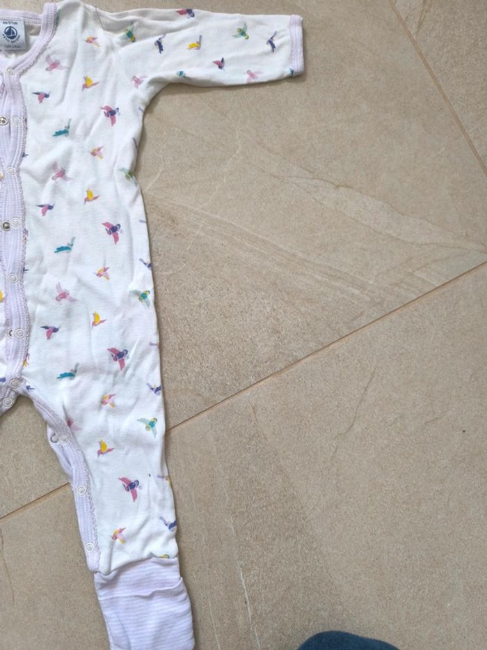 Pyjama coton petit bateau 6 mois manches longues - photo numéro 4