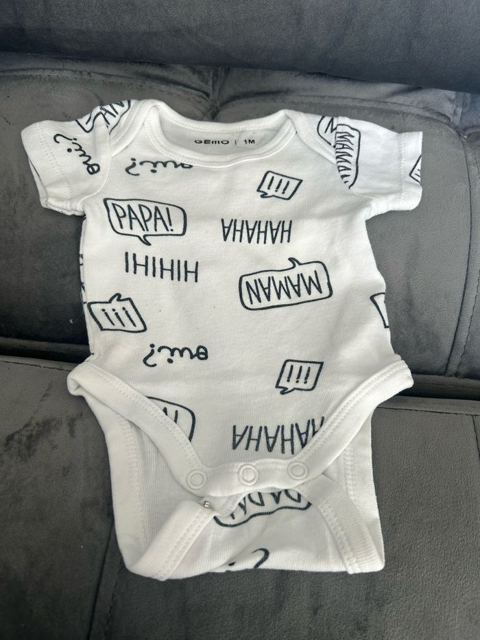 Body MC bébé garçon