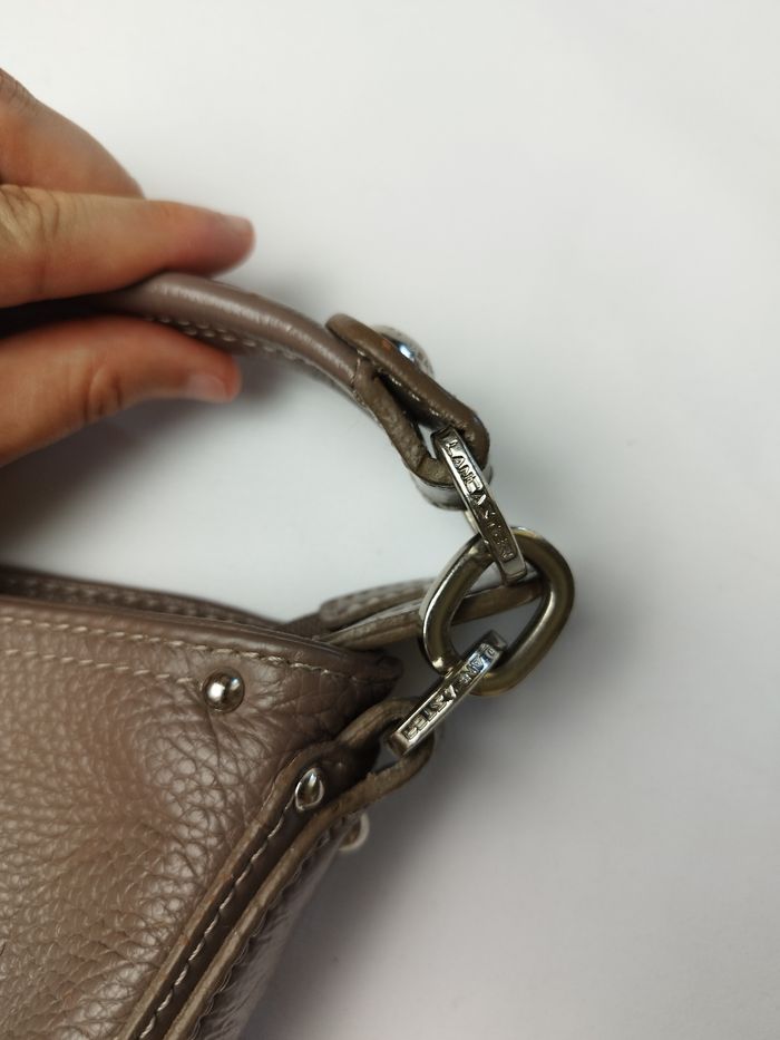 Sac en cuir Lancaster couleur taupe - photo numéro 2