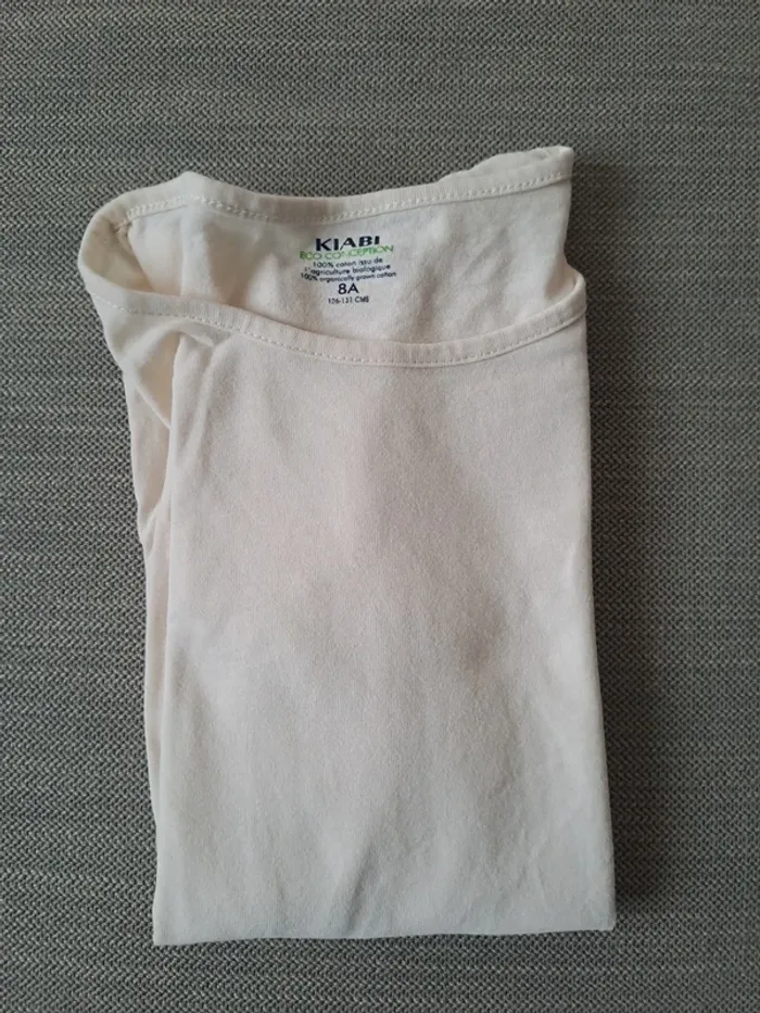 T shirt manches longues écru - photo numéro 4
