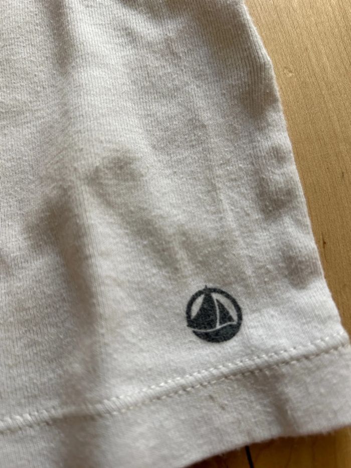 T-shirt Petit Bateau col Claudine 5 ans - photo numéro 2