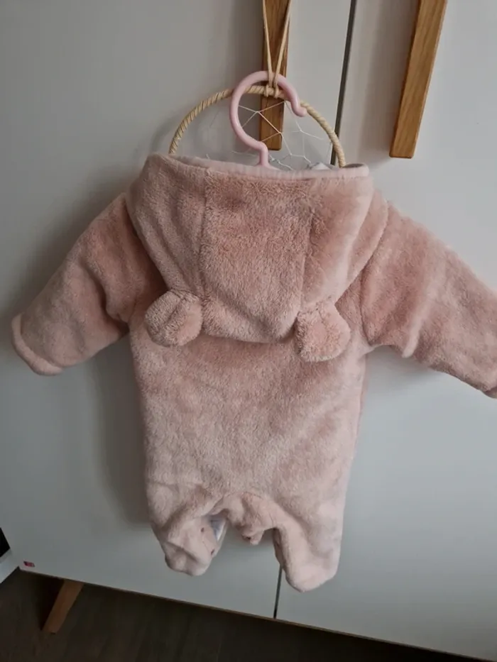 Combinaison manteau bébé fille - photo numéro 3