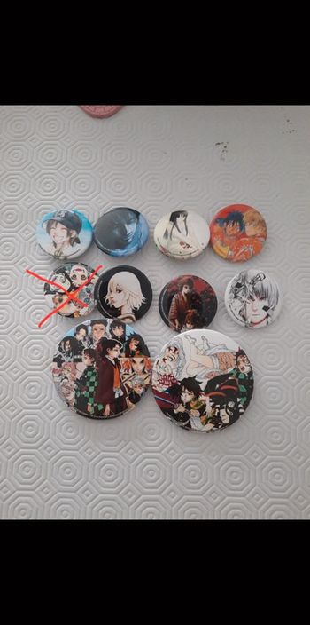 Lots de badge manga