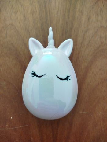 Brosse à cheveux fille rose licorne