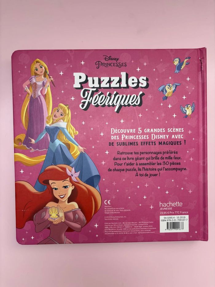Livre Puzzle féeriques Disney princesses - photo numéro 2