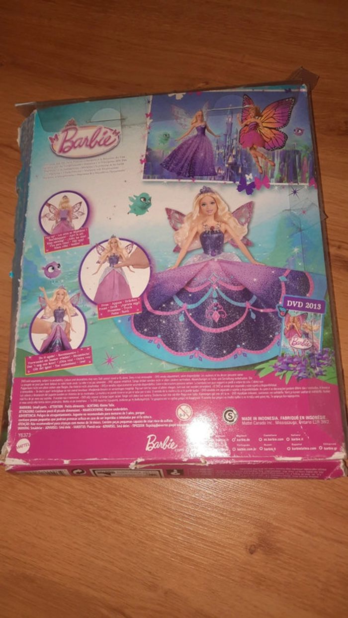 Barbie Poupée princesse aux ailes de Cristal - photo numéro 2
