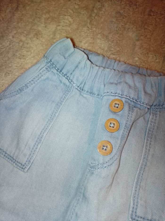 Short  en jean souple - photo numéro 2