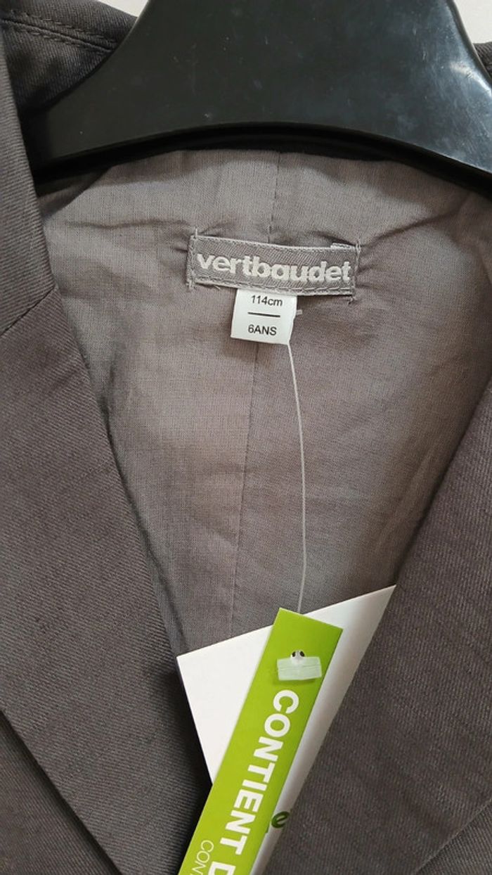 Veste de costume neuve Verbaudet 6 ans - photo numéro 3