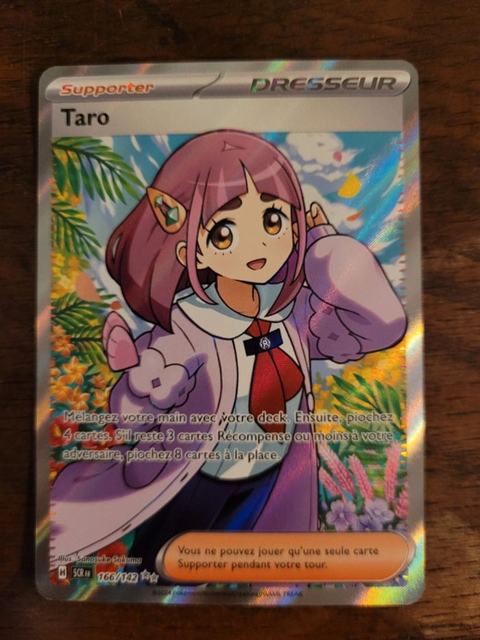 Vends carte pokemon taro 166/142 couronne stellaire