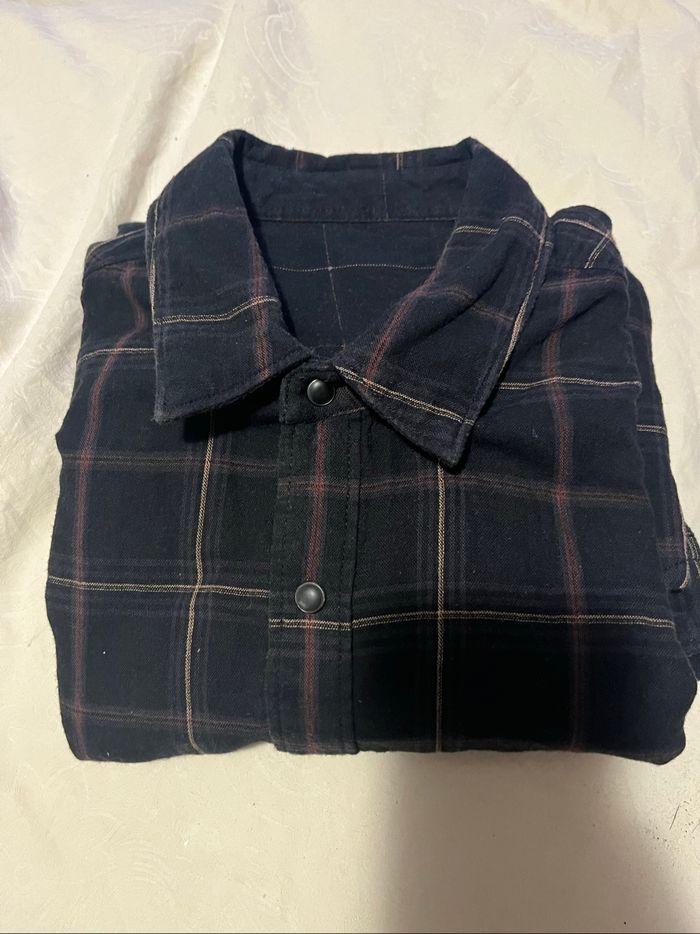 Chemise Salsa noir à fins carreaux - photo numéro 6