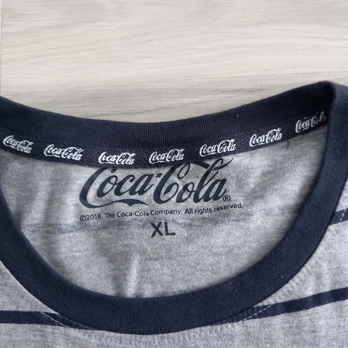 T-shirt homme gris vintage imprimé Coca Cola taille XL - photo numéro 2