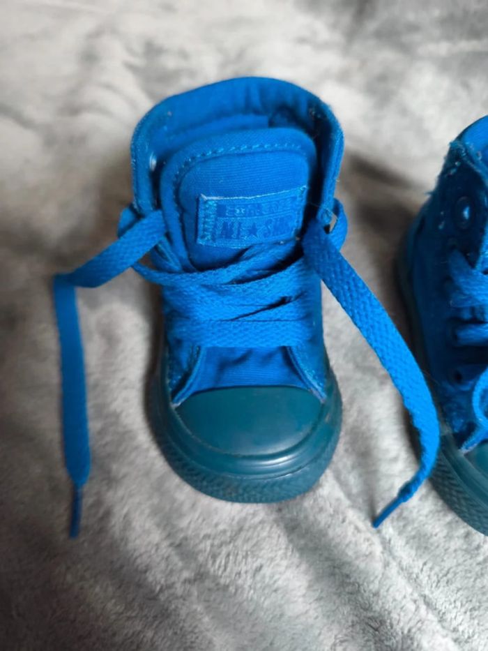 Basket converse bleu 18 - photo numéro 2