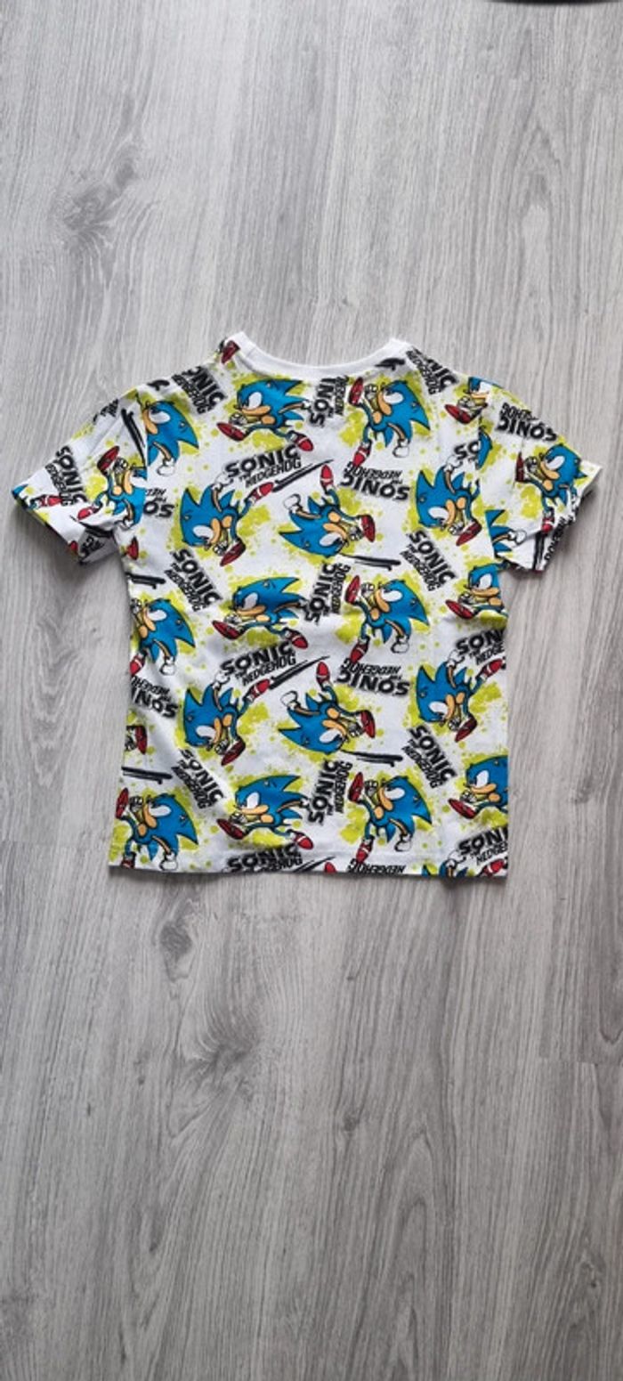Tee-shirt MC Sonic neuf 6/7ans 122cm - photo numéro 4