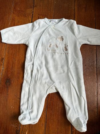 Pyjama bleu ciel T 3 mois Kitchoun