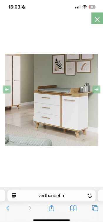 Commode à langer