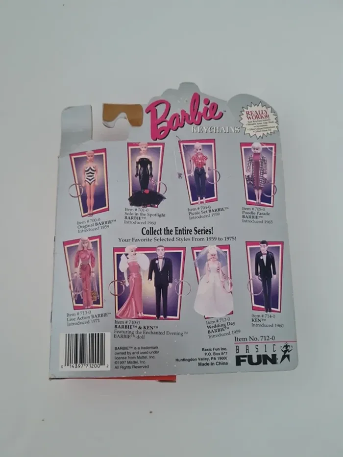 Porte-clés Barbie mariée - photo numéro 3