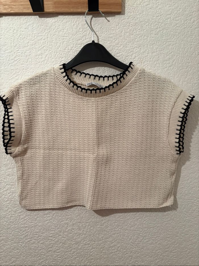 Top crochet Zara