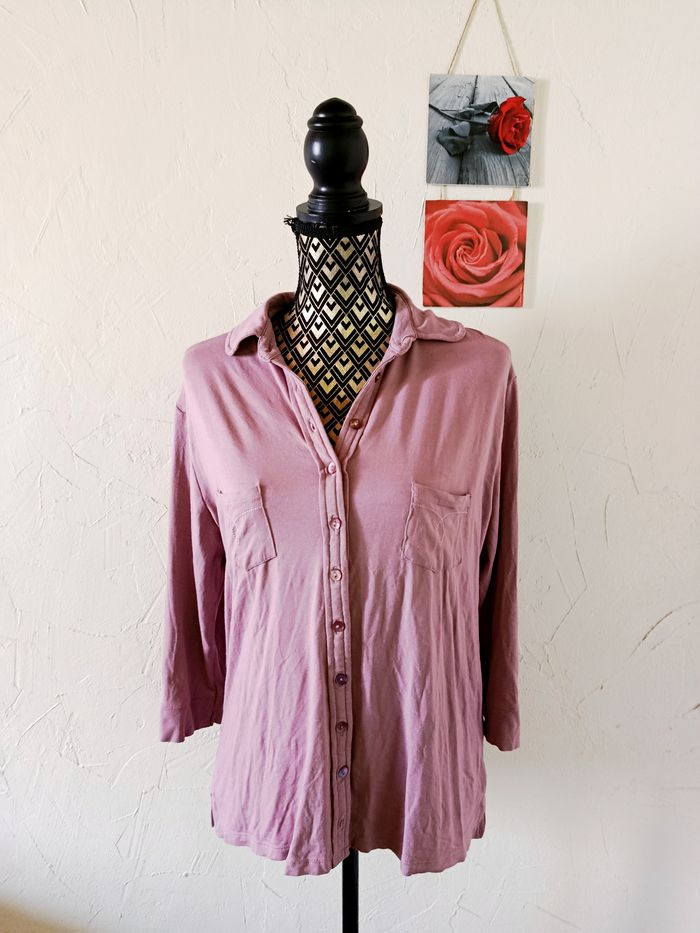 🌸Chemise manches 3/4, taille 4, neuve sans étiquette