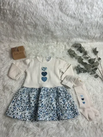 Robe et paire de collant boutique plus taille 12 mois