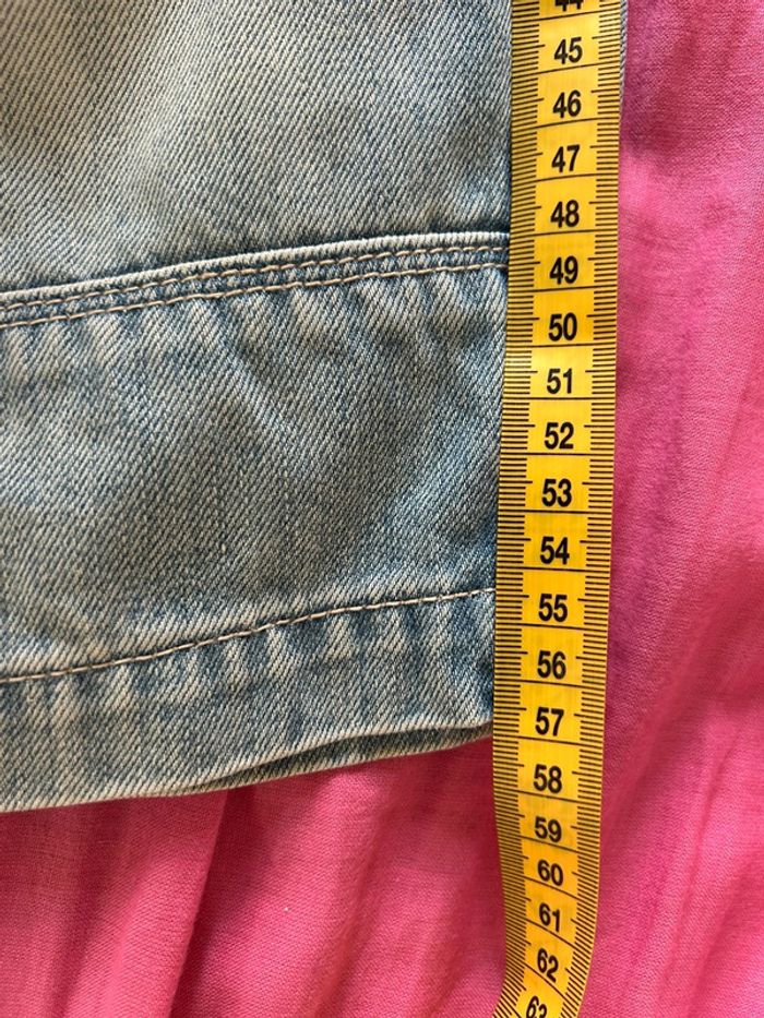 Pantacourt en jean short taille 40 clockhouse - photo numéro 8