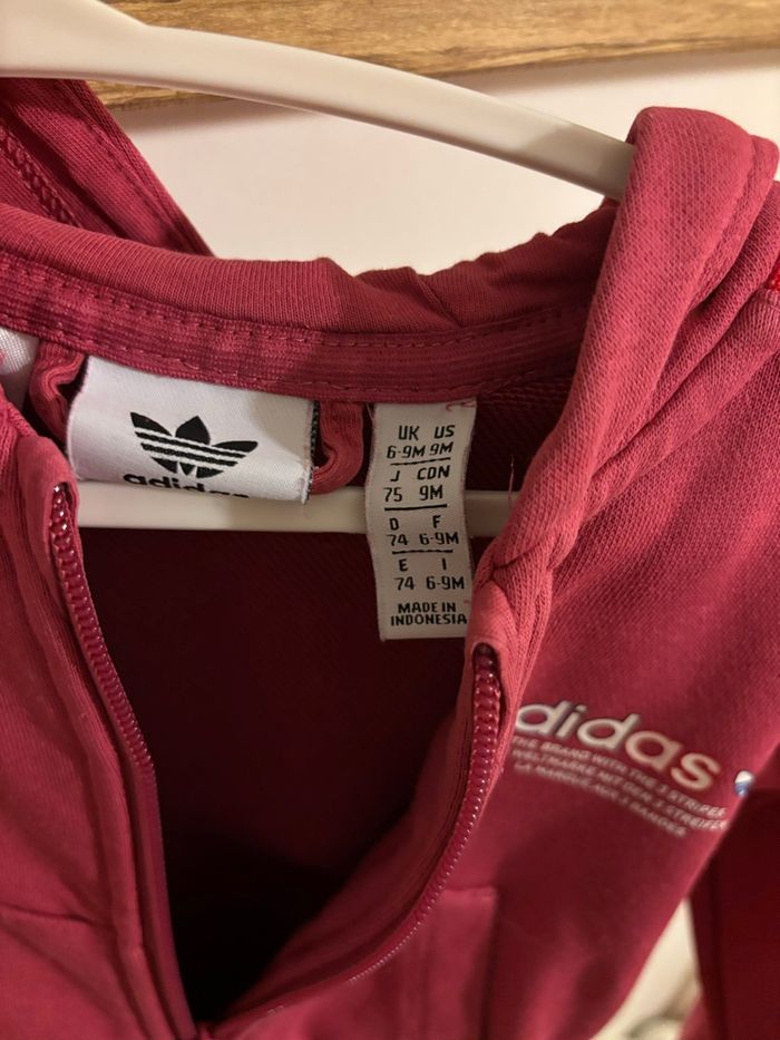 Veste adidas - bébé fille - 6 mois - photo numéro 3