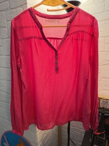 Blouse fushia femme