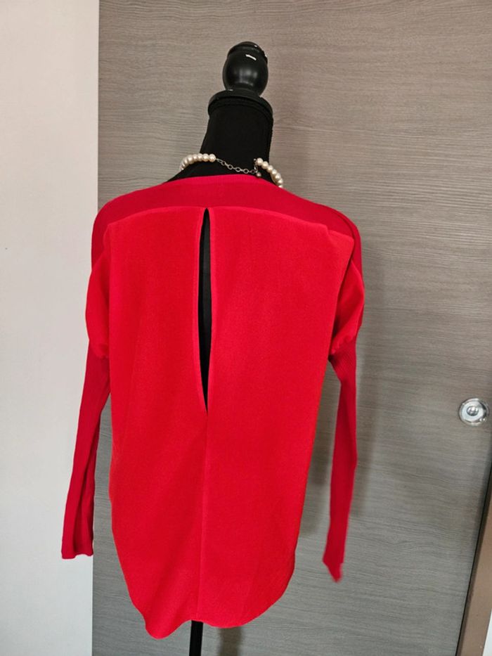 Pull rouge - photo numéro 2