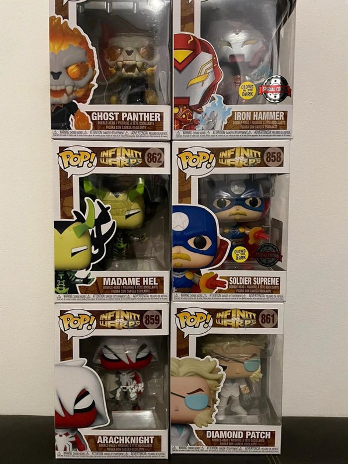 Lot pop collection Infinity warps