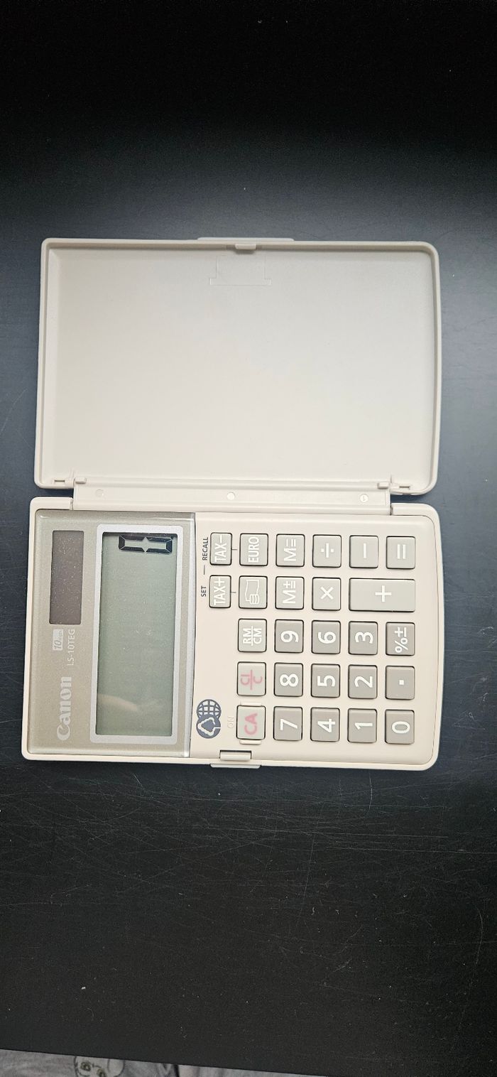 Lot de 2 calculatrices Canon LS-10TEG - photo numéro 2