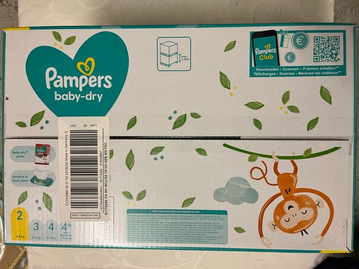 Couches Pampers - Taille 2 - photo numéro 2