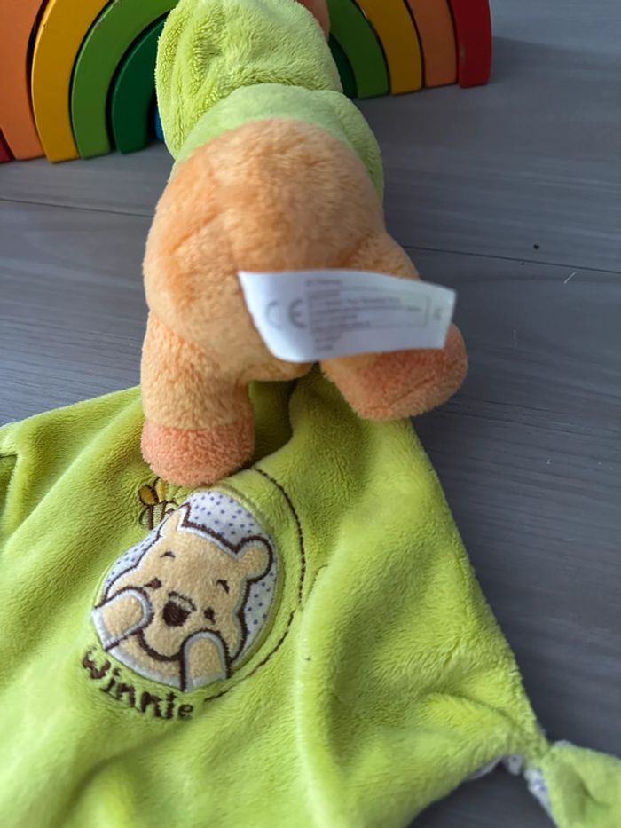 Doudou Tigrou nicotoy vert capuche et mouchoir - photo numéro 4