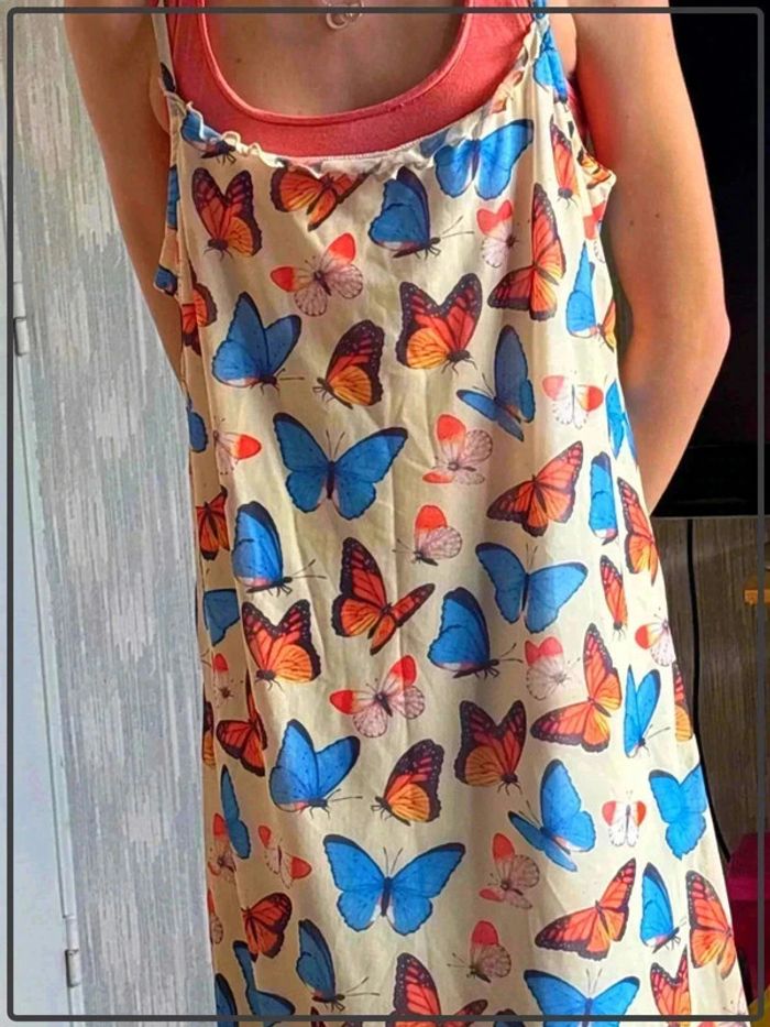 Robe papillon taille 42 marque néon & nylon - photo numéro 2