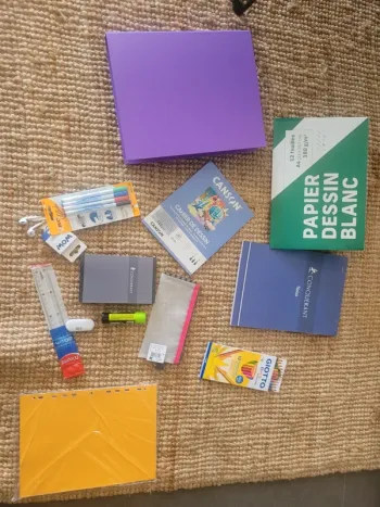 Lot de papeterie EUF – Complet et utile pour la rentrée 📚