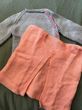 Lot de gilets tricoté