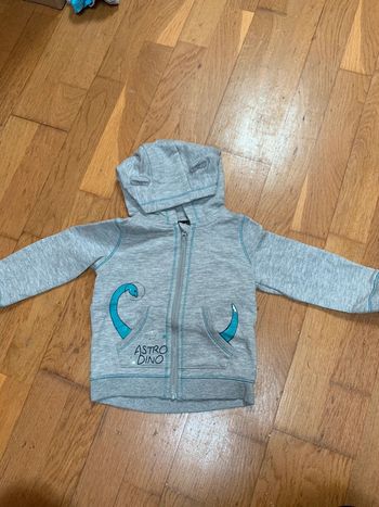Sweat zippé 18 mois