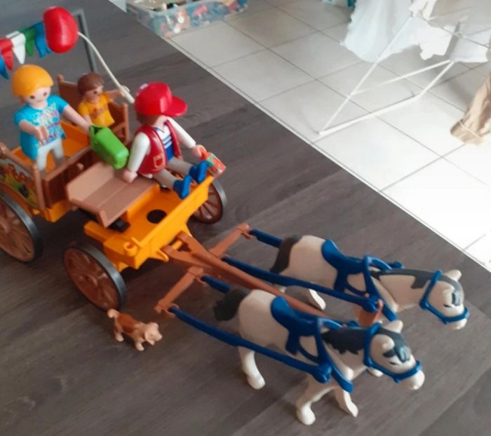 Playmobil - 4186 - calèche et famille - photo numéro 2