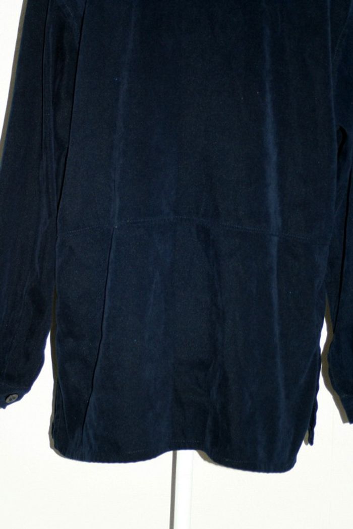 Chemise imitation daim bleu marine New JM - photo numéro 5