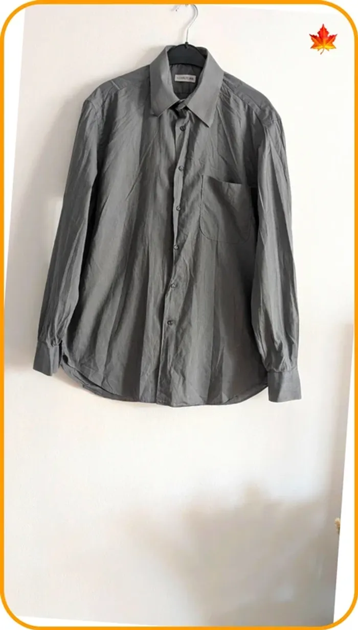 Chemise manches longues Cerruti homme 40