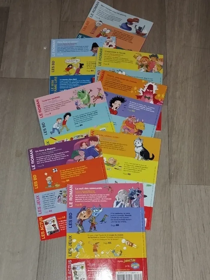 Lot de 8 magazines J’aime lire année 2017-18 L047 - photo numéro 4