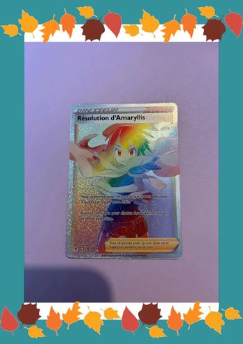 Carte Pokémon, résolution d’Amaryllis, 225/203