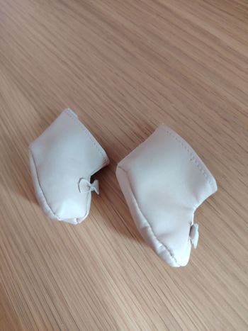 Bottillons corolle beige