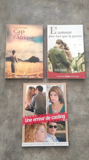 Lot de 3 livres Nous Deux
