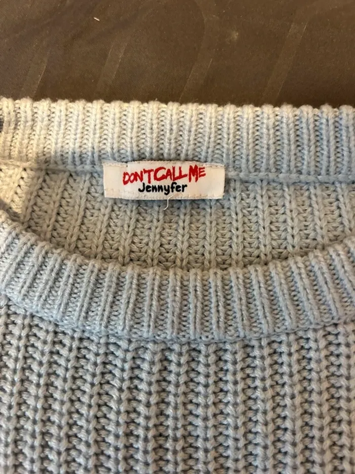 Pull bleu Jennyfer - photo numéro 2