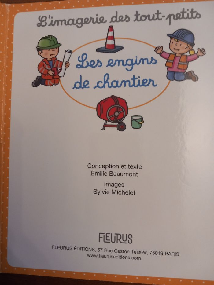 Livre l'imagerie des tout petits les engins de chantier - photo numéro 3