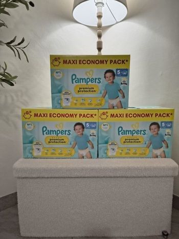 Couches Pampers prenium protection taille 5