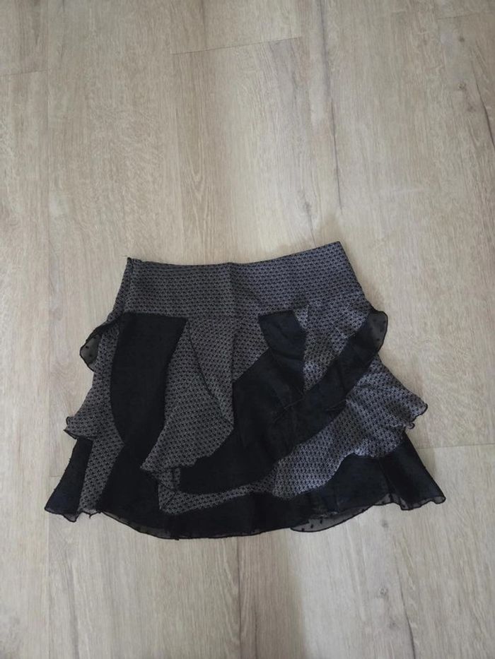 mini-jupe Ddp noir taille S - photo numéro 3