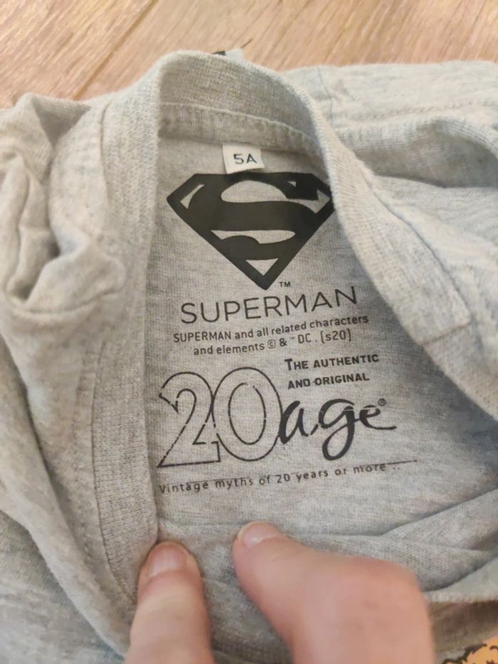 T shirt 5 ans superman - photo numéro 2