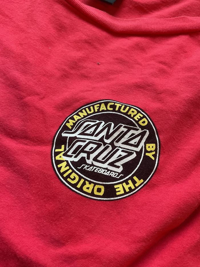 Tee-shirt manches longues rose Santa Cruz - photo numéro 5