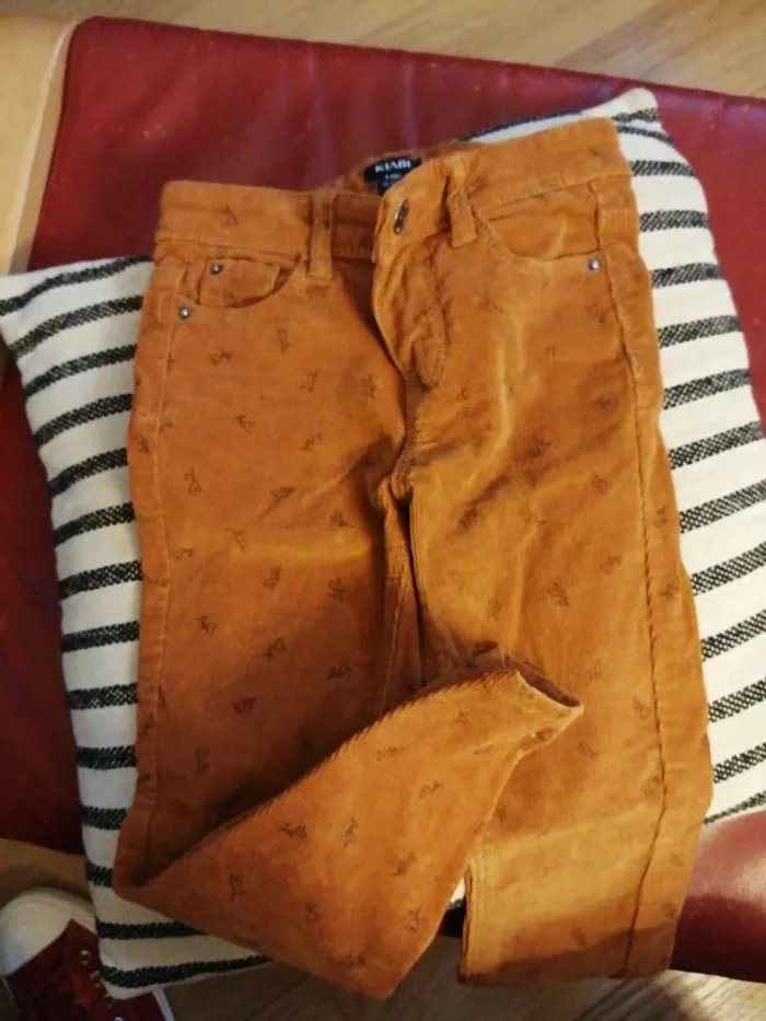 Pantalon aspect velours kiabi 4 ans