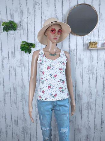 Débardeur fleuri femme 36